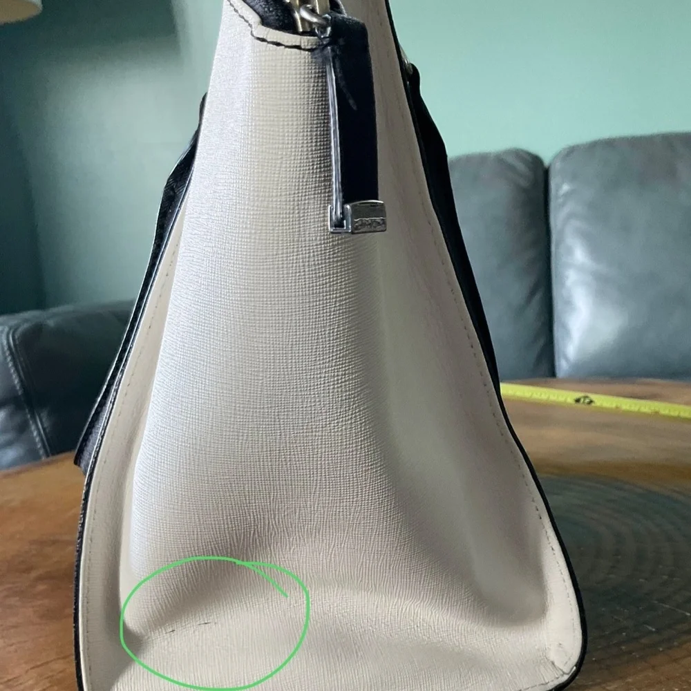 Beautiful Black and White Calvin Klein Shell Handbag